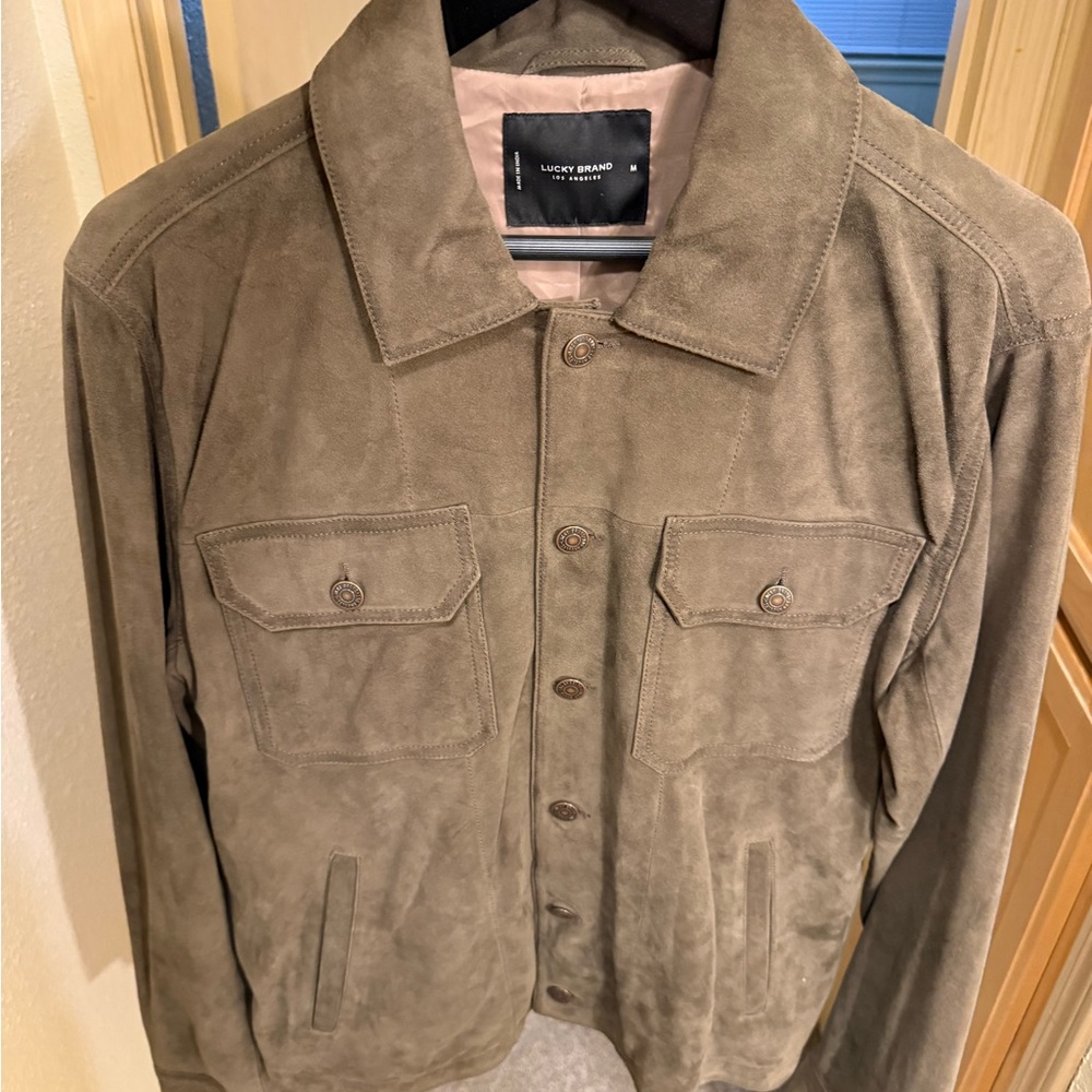 Lucky Brand - Beige Suede Jacket